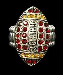 3WISHES Stretchy Football Ring