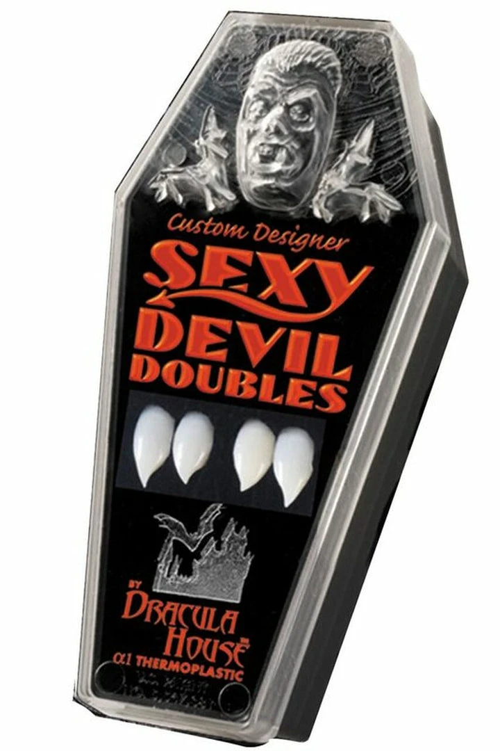 3WISHES Sexy Devil Doubles Vampire Fangs Accessories 2 3WISHES Sexy Devil Doubles Vampire Fangs Accessories