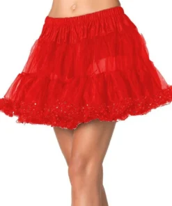 Leg Avenue Sequin Trimmed Petticoat 6 Leg Avenue Sequin Trimmed Petticoat