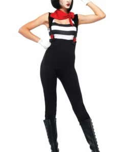 Leg Avenue TV & Movie Costumes Sexy Mime Costume 5 Leg Avenue TV & Movie Costumes Sexy Mime Costume