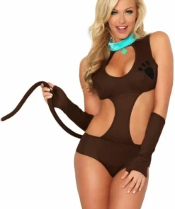 3WISHES Sexy Halloween Costumes Doggy Doo Costume