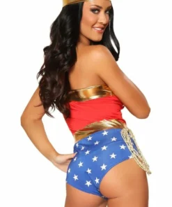 3WISHES Sexy Halloween Costumes American Hero Costume