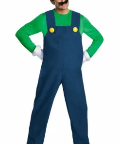 Disguise Sexy Halloween Costumes Deluxe Luigi Costume