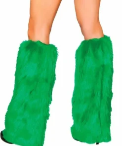 Roma Costume Sexy Fur Boot Covers Music Festival Wear