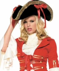 Leg Avenue Gold Trim Pirate Hat