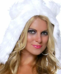 3WISHES Polar Bear Flirt Costume Sexy Halloween Costumes
