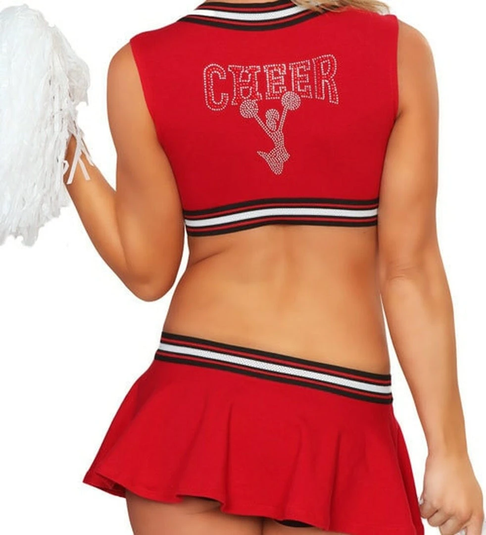 3WISHES Red Hot Sexy Cheerleading Costume 3 3WISHES Red Hot Sexy Cheerleading Costume