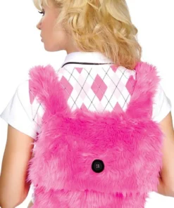 Roma Costume Accessories Fur Back Pack