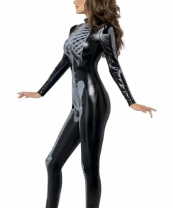 Fever Skeleton Catsuit Costume Sexy Halloween Costumes