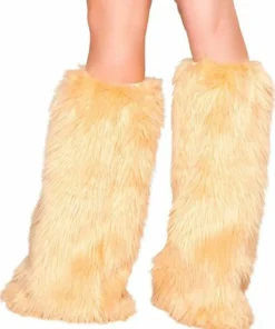 Roma Costume Sexy Fur Boot Covers Music Festival Wear