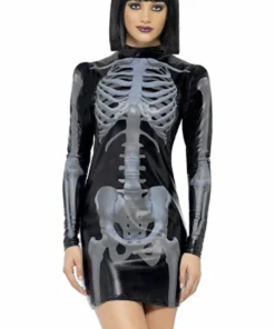 Fever Skeleton Print Costume Sexy Halloween Costumes 7 Fever Skeleton Print Costume Sexy Halloween Costumes