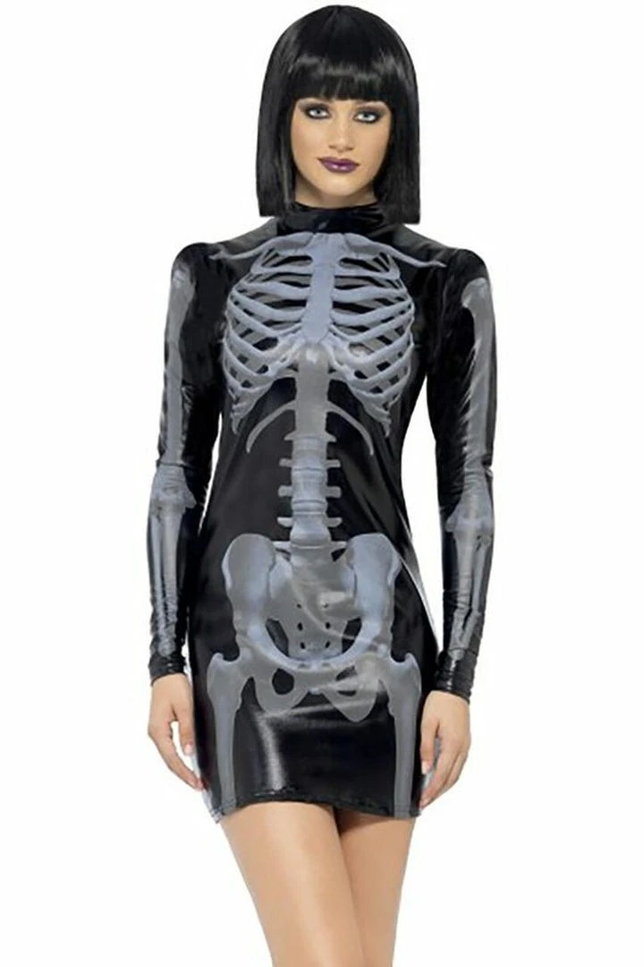 Fever Skeleton Print Costume Sexy Halloween Costumes 3 Fever Skeleton Print Costume Sexy Halloween Costumes