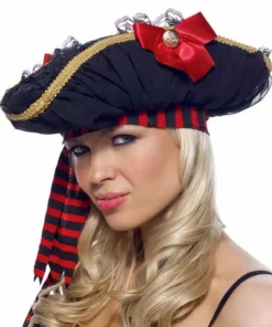 Leg Avenue Gold Button Pirate Hat