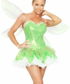 3WISHES Sexy Halloween Costumes Sexy Tink Fairy Costume