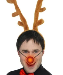 Smiffy's Accessory Fun Stuff Holiday Reindeer Costume Accessory Kit