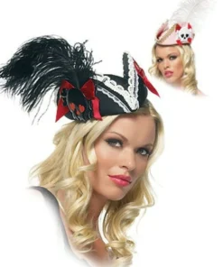 Leg Avenue Accessories Pillbox Pirate Hat