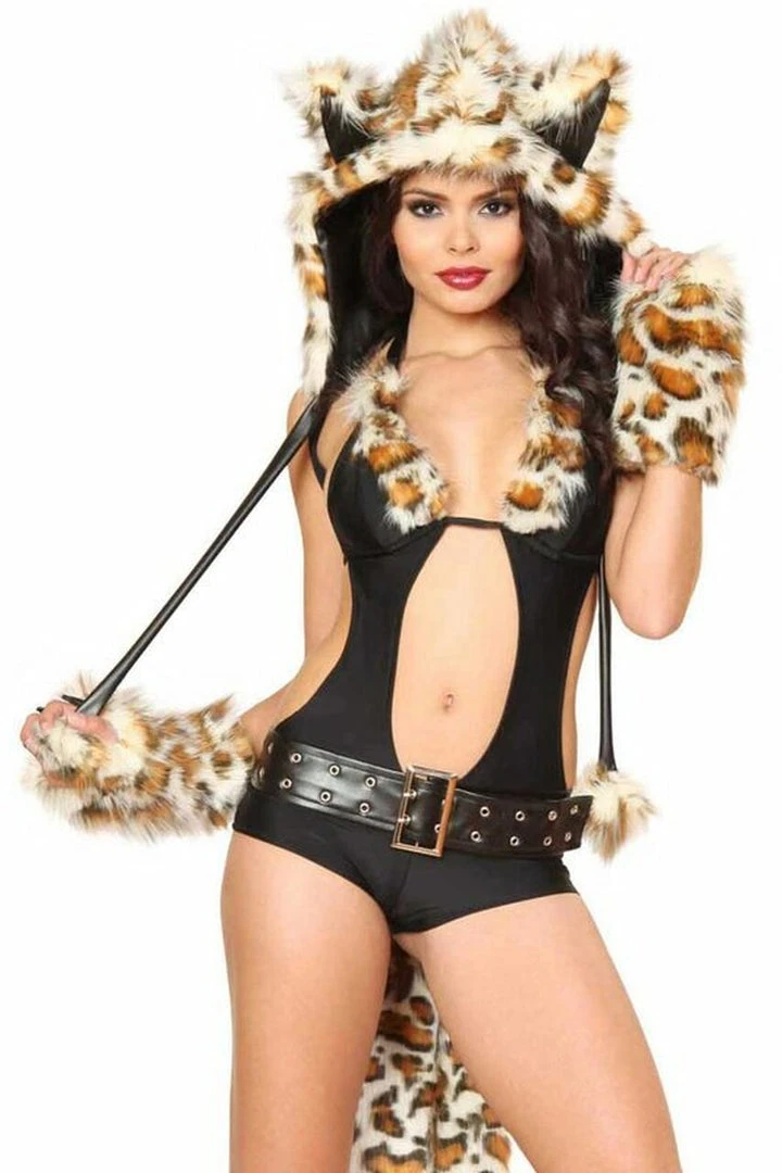 3WISHES Sexy Lil Leopard Costume Romper Sexy Halloween Costumes 4 3WISHES Sexy Lil Leopard Costume Romper Sexy Halloween Costumes