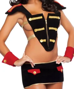 3WISHES Naughty Toy Soldier Costume Military Costumes