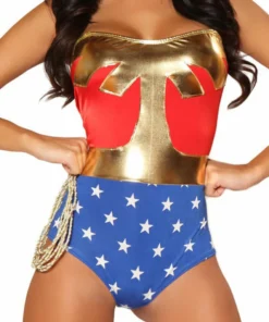 3WISHES Sexy Halloween Costumes American Hero Costume