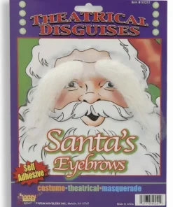 Forum Novelties Bushy White Santa Clause Eyebrows