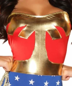 3WISHES Sexy Halloween Costumes American Hero Costume