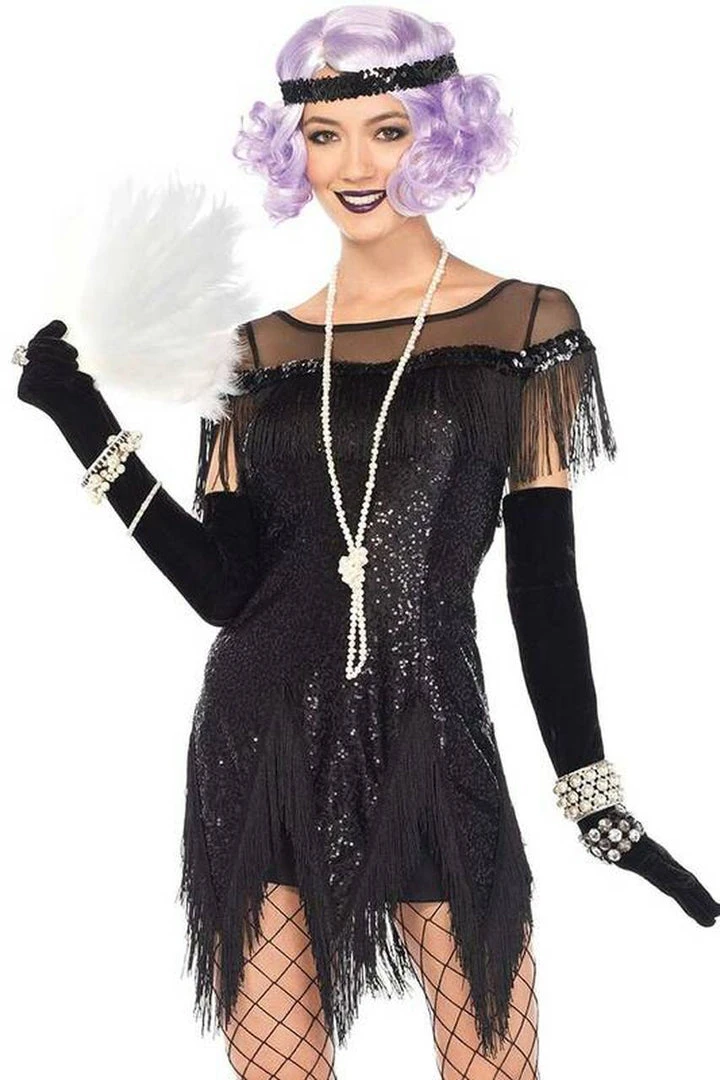 Leg Avenue Foxtrot Hottie Flapper Costume Sexy Halloween Costumes 3 Leg Avenue Foxtrot Hottie Flapper Costume Sexy Halloween Costumes