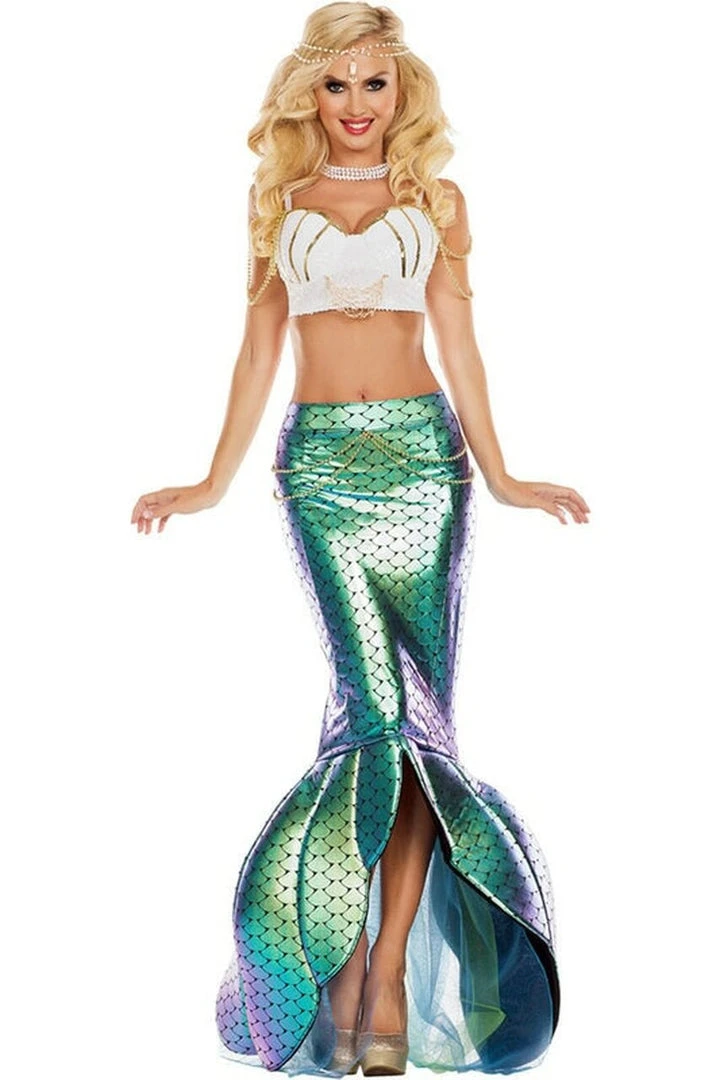 Party King Sexy Halloween Costumes Under The Sea Mermaid Costume 4 Party King Sexy Halloween Costumes Under The Sea Mermaid Costume