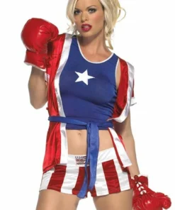 Leg Avenue Knock Out Champ Boxer Costume Sport Costumes