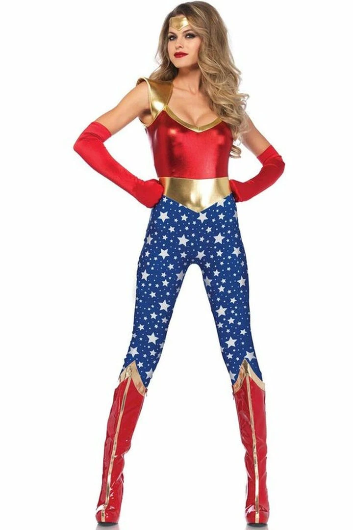 Leg Avenue Sensational Super Hero Costume 1 Leg Avenue Sensational Super Hero Costume