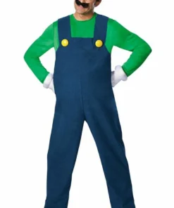 Disguise Sexy Halloween Costumes Deluxe Luigi Costume