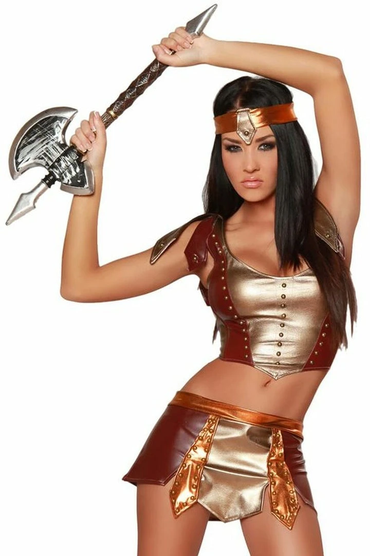 3WISHES Warrior Maiden Halloween Costume 3 3WISHES Warrior Maiden Halloween Costume