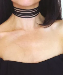 Bored Kitty Wrap Around Lace Choker