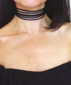 Bored Kitty Wrap Around Lace Choker