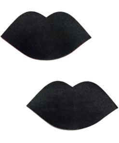 GE Apparel Black Lips Nipple Pasties