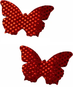 OY Brands Red Butterfly Nipple Pasties