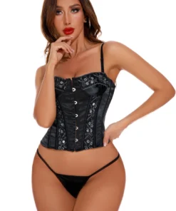 Coquette Lingerie Beaded Bustier Set