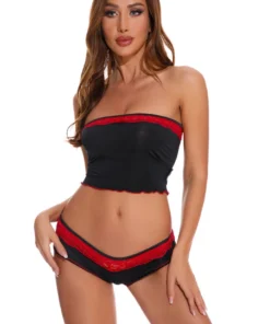 Coquette Lingerie Mesh Tube Top And Shorts 9 Coquette Lingerie Mesh Tube Top And Shorts