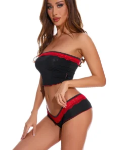 Coquette Lingerie Mesh Tube Top And Shorts 10 Coquette Lingerie Mesh Tube Top And Shorts