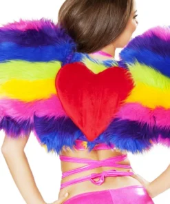 J. Valentine Furry Rainbow Pony Wings Accessories