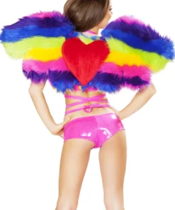 J. Valentine Furry Rainbow Pony Wings Accessories