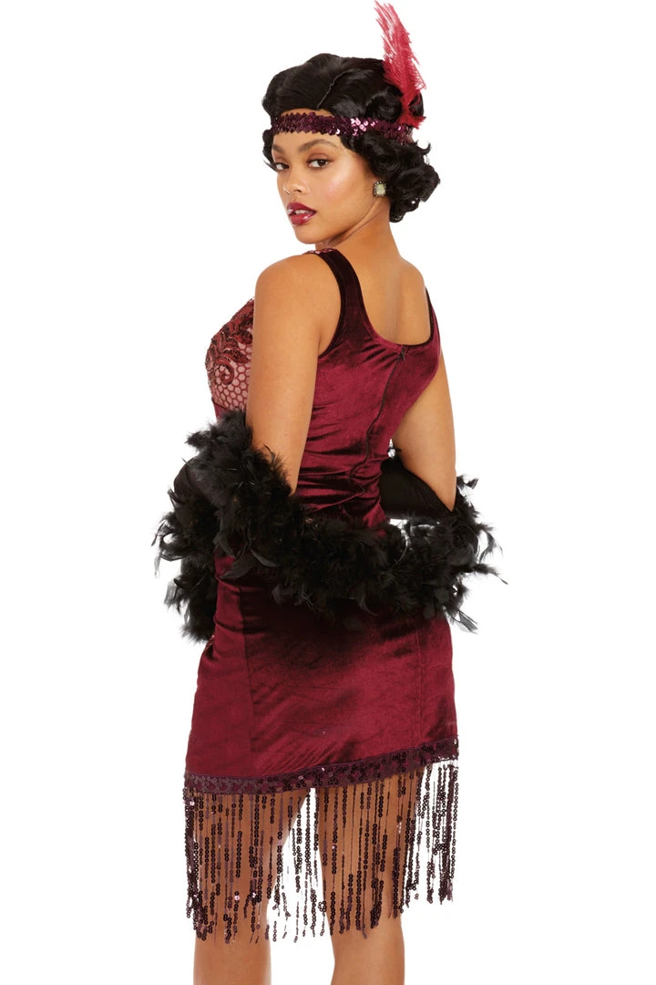 Dreamgirl Sexy Halloween Costumes Vava Voom Flapper Costume 2 Dreamgirl Sexy Halloween Costumes Vava Voom Flapper Costume