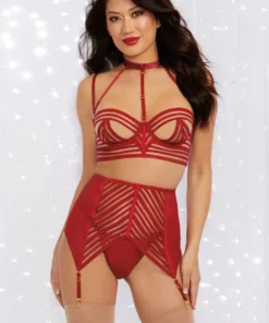 Dreamgirl Lingerie Sexy And Strappy Bra Set