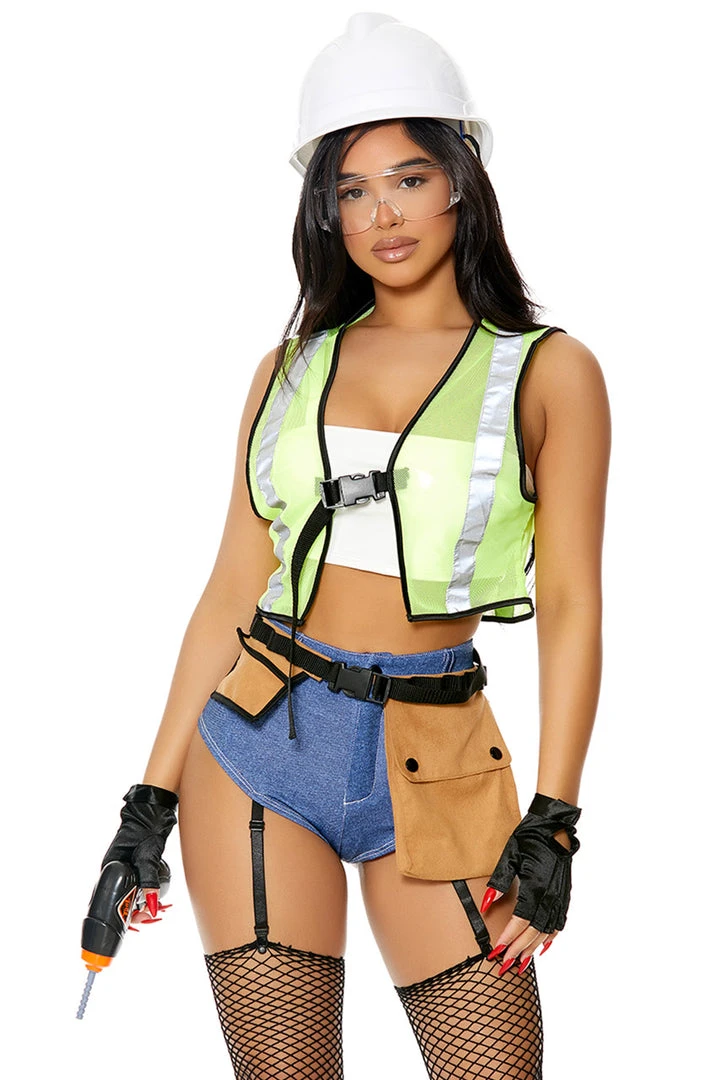 Forplay Plus Size Under Construction Costume 2 Forplay Plus Size Under Construction Costume