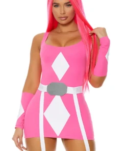Forplay Pink Power Superhero Costume