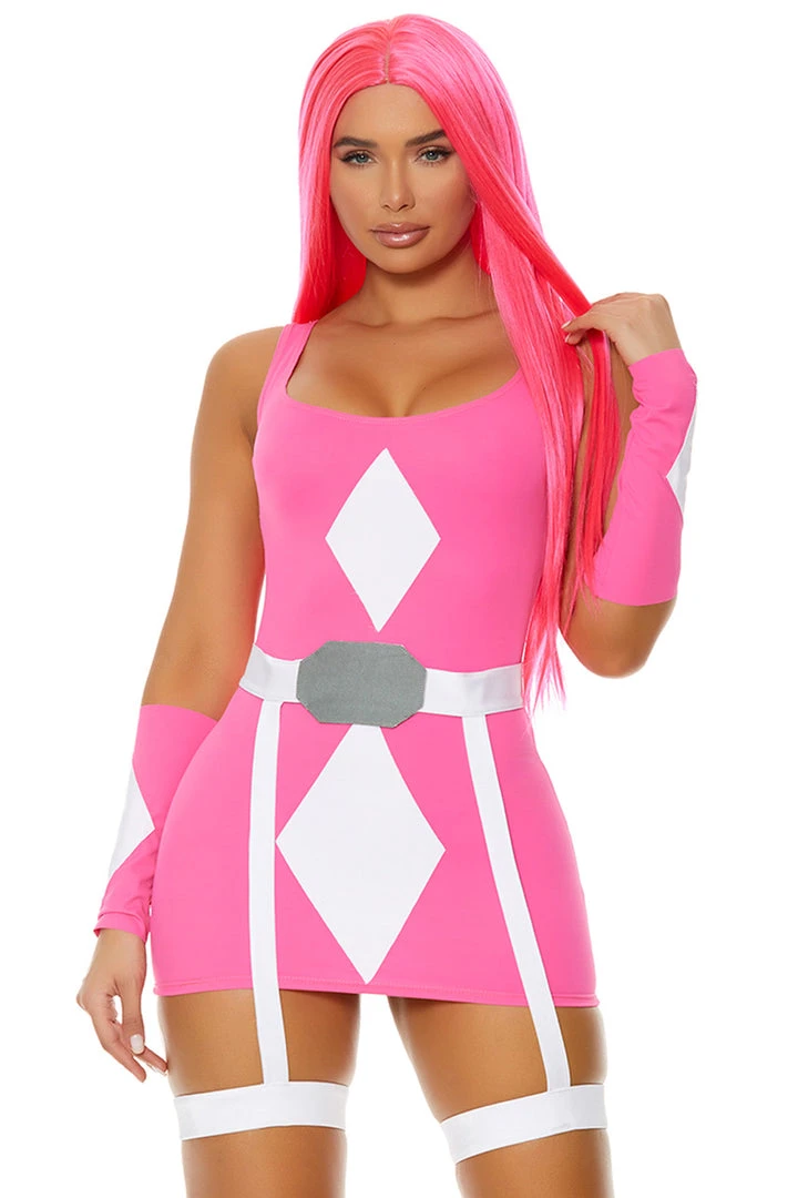 Forplay Plus Size Pink Power Superhero Costume Plus Costumes 1 Forplay Plus Size Pink Power Superhero Costume Plus Costumes