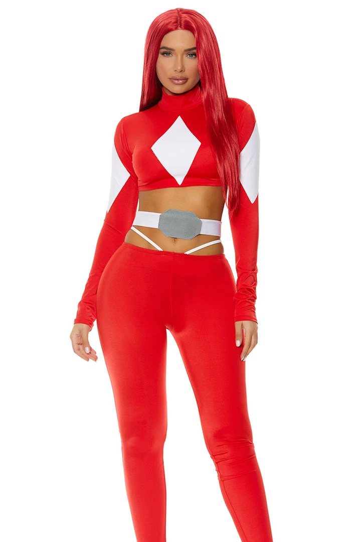 Forplay Plus Size Red Mighty Power Superhero Costume 1 Forplay Plus Size Red Mighty Power Superhero Costume