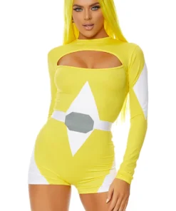 Forplay Yellow Power Move Superhero Costume