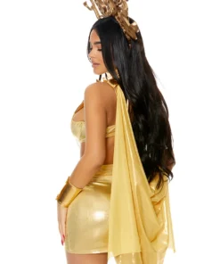 Forplay Sexy Halloween Costumes Golden Medusa Costume