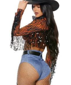 Forplay Plus Size Round 'Em Up Cowgirl Costume