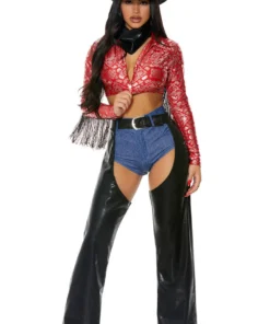 Forplay Plus Size Saddle Up Cowgirl Costume
